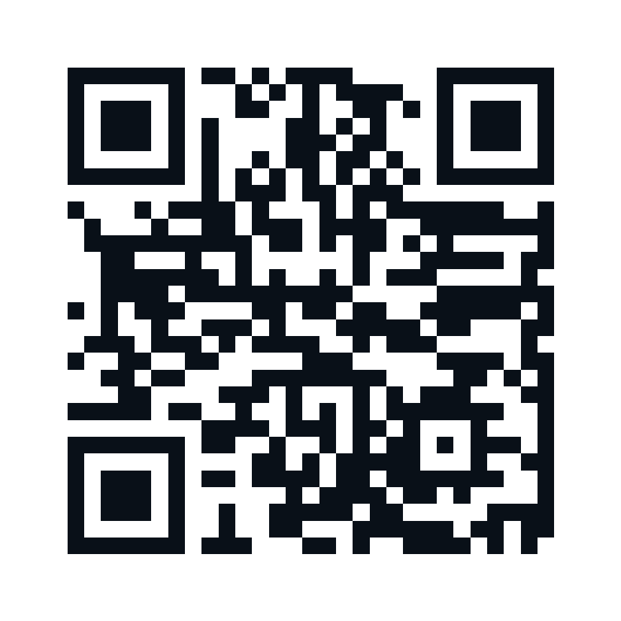 QR code opening Terrance Spencer's digital business card
